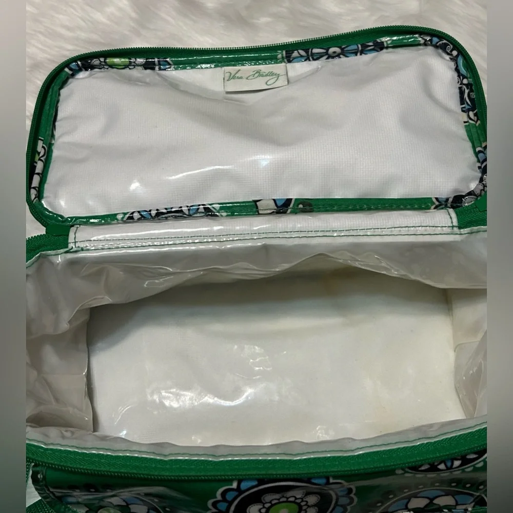 Vera Bradley Cupcakes Green Mini Cooler Lunch Snack Adjustable Strap